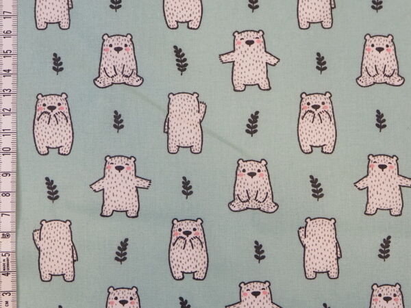 Wachstuch mit Bären