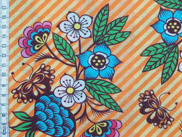 schräg gestreifte Baumwolle