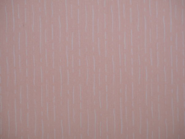 Rosa Baumwolle mit feinen weissen Streifen