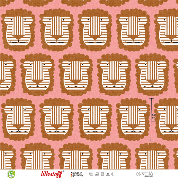 DL streifenlöwe rosa